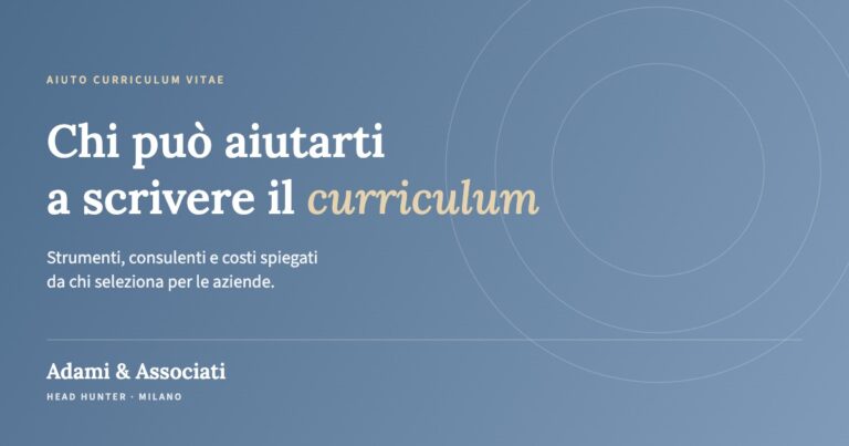 lavoro a tempo indeterminato 48349 Aiuto curriculum vitae: chi può aiutarti a scrivere il curriculum